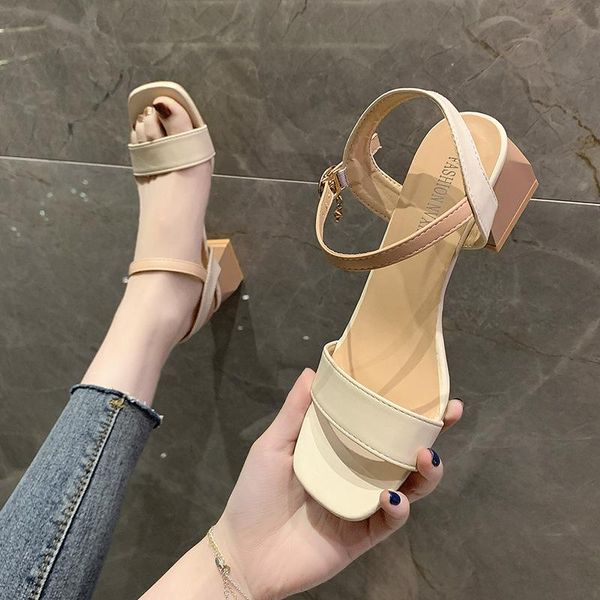 sandals miyeda women's concise style buckle strap open toe office ladies block heel plus size slippers casual summer female shoe, Black
sandals miyeda women's concise style buckle strap open toe office ladies block heel plus size slippers casual summer female shoe, Black