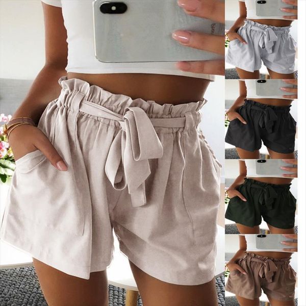 summer large size leisure women short wide leg high waist gray black beige brown green, White;black
summer large size leisure women short wide leg high waist gray black beige brown green, White;black