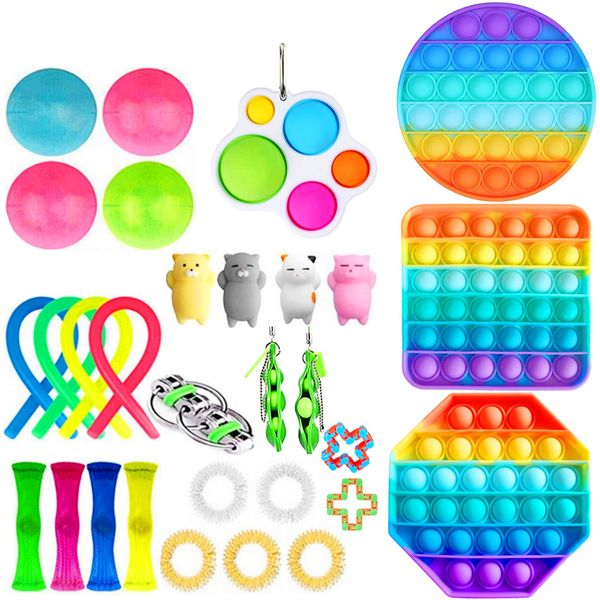 3/28/30PCS Fidget Toy Set Cheap Sensory Fidget Toys Pack For Kids Or Adults Decompression Toy Fidjets Toys Pack
3/28/30PCS Fidget Toy Set Cheap Sensory Fidget Toys Pack For Kids Or Adults Decompression Toy Fidjets Toys Pack