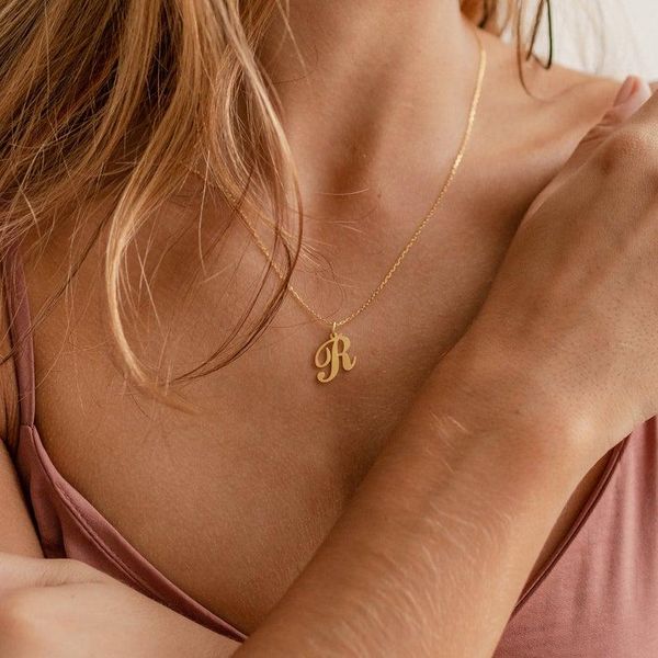 minimal initial necklace dainty letter custom name minimalist mother gifts pendant necklaces, Silver
minimal initial necklace dainty letter custom name minimalist mother gifts pendant necklaces, Silver