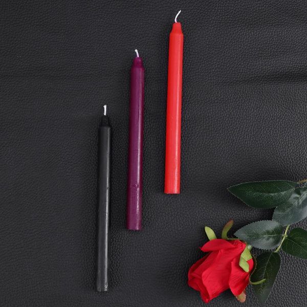 candles 6pcs romantic low temperature wax dripping roleplay accessories for couples adults lovers (red/black/purple)
candles 6pcs romantic low temperature wax dripping roleplay accessories for couples adults lovers (red/black/purple)