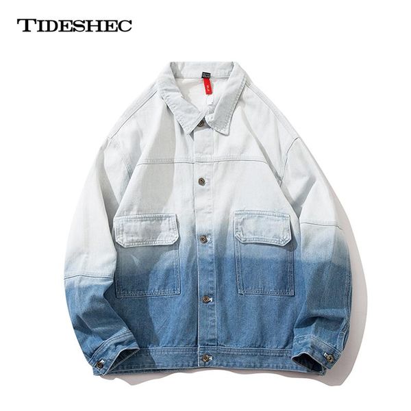 denim jacket for men gradient cotton clothes fashion casual jackets man spring streetwear coat men's, Black;brown
denim jacket for men gradient cotton clothes fashion casual jackets man spring streetwear coat men's, Black;brown