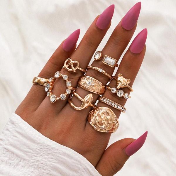 wedding rings diezi vintage gold color knot animal rhinestone knuckle joint set women girls boho bohemian finger jewelry, Slivery;golden
wedding rings diezi vintage gold color knot animal rhinestone knuckle joint set women girls boho bohemian finger jewelry, Slivery;golden