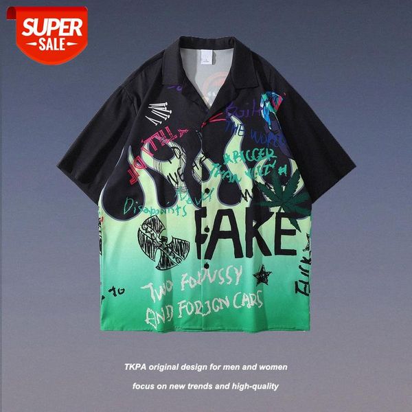 tkpa hip-hop flame graffiti weiyi short-sleeved shirt men and women full-print american half-sleeved cardigan #934x, White;black
tkpa hip-hop flame graffiti weiyi short-sleeved shirt men and women full-print american half-sleeved cardigan #934x, White;black