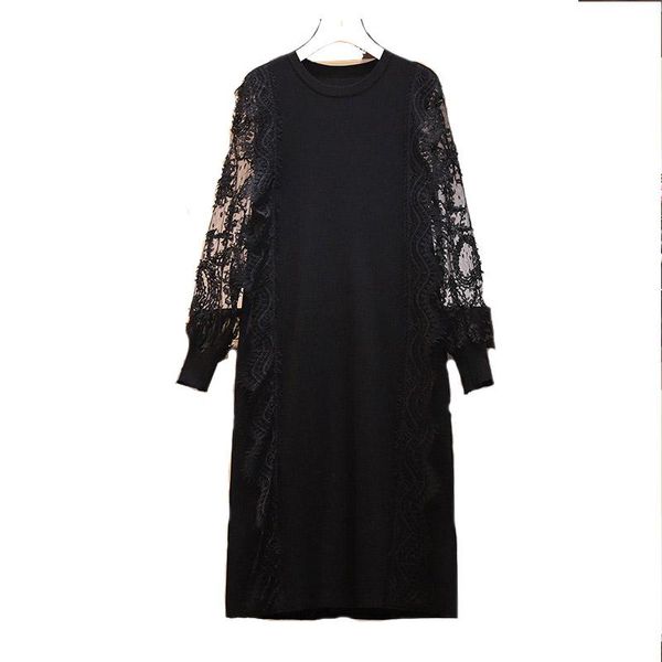 casual dresses spring and autumn 2021 apricot black round neck long sleeve loose voile joint knitted dress women's clothing, Black;gray
casual dresses spring and autumn 2021 apricot black round neck long sleeve loose voile joint knitted dress women's clothing, Black;gray