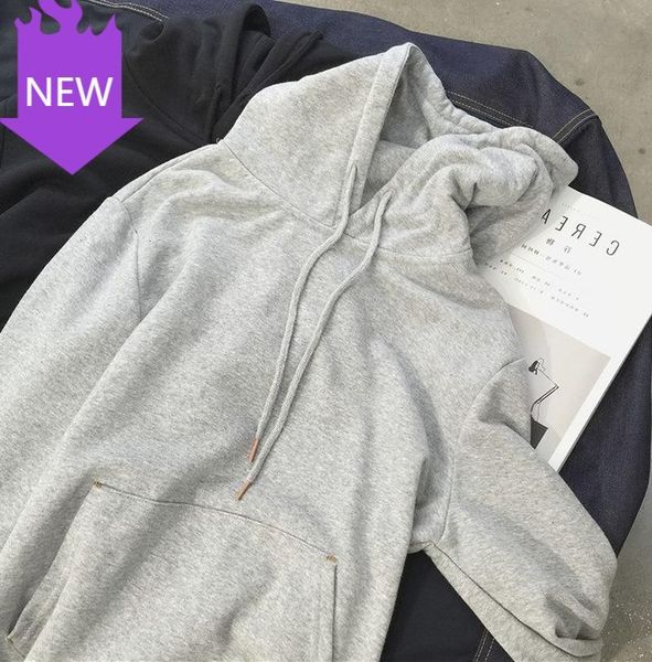 women's hoodies & sweatshirts kangaroo pocket long sleeve black /gray hooded sweatshirt 2021 autumn classic solid color pullovers loose
women's hoodies & sweatshirts kangaroo pocket long sleeve black /gray hooded sweatshirt 2021 autumn classic solid color pullovers loose