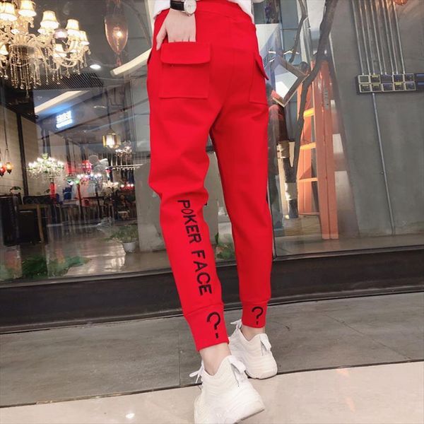 Arrival Spring And Autumn Pockets Women Capris Letter Casual Student Teenager Girls Black White Red N08
Arrival Spring And Autumn Pockets Women Capris Letter Casual Student Teenager Girls Black White Red N08
