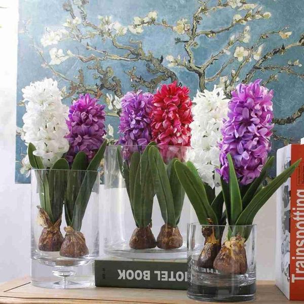decorative flowers & wreaths artificial hyacinth violet flower branch fleurs artificielles wedding fake home fall for autumn decoration e6i5
decorative flowers & wreaths artificial hyacinth violet flower branch fleurs artificielles wedding fake home fall for autumn decoration e6i5