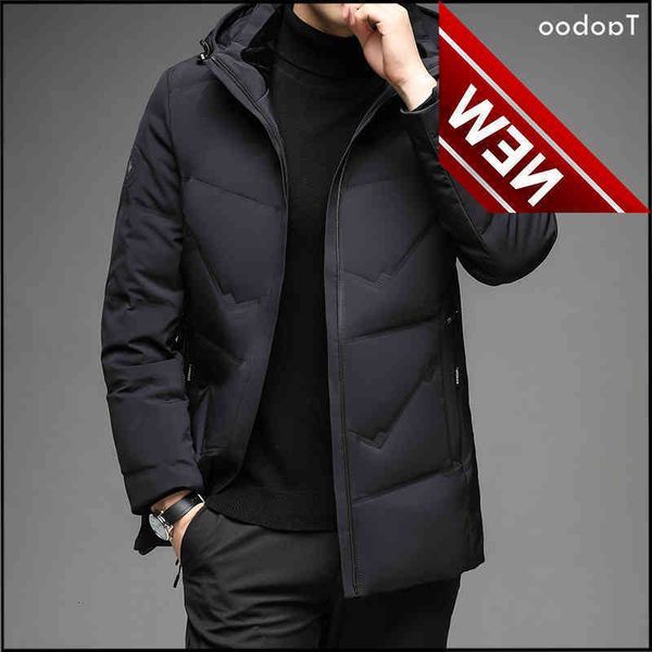 taoboo brand men winter down jacket fashion solid hooded male coat casual warm clothes mens overcoat streetwear puffer jackets, Black
taoboo brand men winter down jacket fashion solid hooded male coat casual warm clothes mens overcoat streetwear puffer jackets, Black