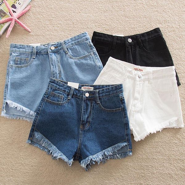 denim tight bum jeans womens short high waist plus size summer streetwear casual vintage skinny slim solid tassel mini, White;black
denim tight bum jeans womens short high waist plus size summer streetwear casual vintage skinny slim solid tassel mini, White;black