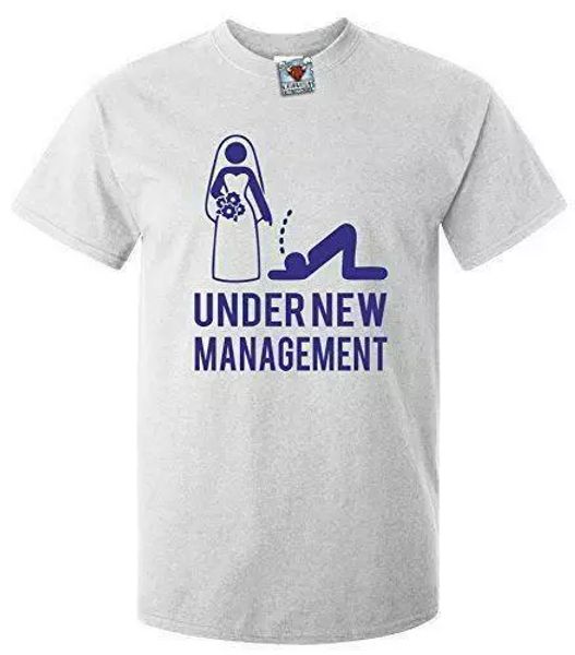 under new management men's t-shirt - funny gift wedding marriage wife husband, White;black
under new management men's t-shirt - funny gift wedding marriage wife husband, White;black