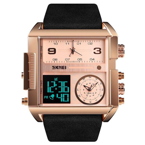 wristwatches golden rectangle mens watches leather led relogio masculino alarm analog digital male wristwatch with date 202, Slivery;brown
wristwatches golden rectangle mens watches leather led relogio masculino alarm analog digital male wristwatch with date 202, Slivery;brown