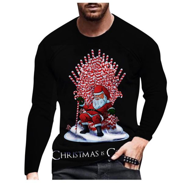 men's t-shirts feitong t-shirt casual christmas 3d print long sleeve round neck year graphic gift t shirt for men, White;black
men's t-shirts feitong t-shirt casual christmas 3d print long sleeve round neck year graphic gift t shirt for men, White;black
