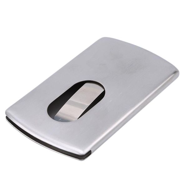 card holders strainless steel male case clips for men silver id cards wallet business holder billfold clamp carteras, Brown;gray
card holders strainless steel male case clips for men silver id cards wallet business holder billfold clamp carteras, Brown;gray