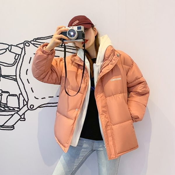 autumn and winter down cotton padded jacket female korean version loose hooded fake two student thickened, Black
autumn and winter down cotton padded jacket female korean version loose hooded fake two student thickened, Black