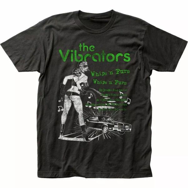 the vibrators whips n furs t shirt mens licensed rock n roll band tee new black, White;black
the vibrators whips n furs t shirt mens licensed rock n roll band tee new black, White;black