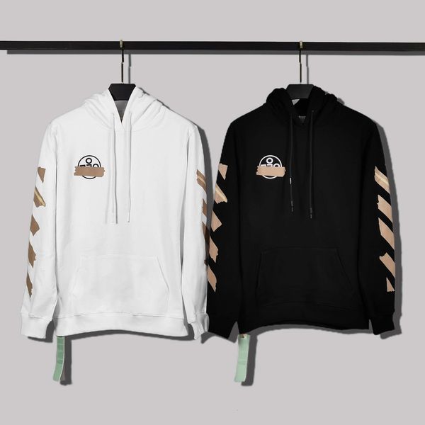high round street off new badge rubber strip hoodie in autumn and winter 2021, Black
high round street off new badge rubber strip hoodie in autumn and winter 2021, Black