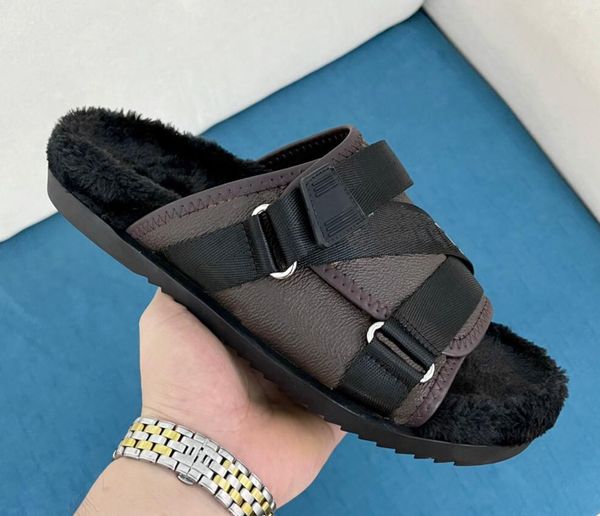 slipper man' honolulu waterfront winter wool indoor sandals shoes luxurys designers grain leather ebony classical causal, Black;grey
slipper man' honolulu waterfront winter wool indoor sandals shoes luxurys designers grain leather ebony classical causal, Black;grey