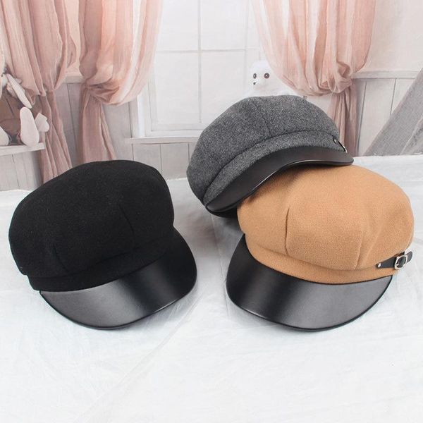 stingy brim hats women berets fashion autumn winter octagonal caps stylish artist painter hat ladies wool cotton blend black grey beret, Blue;gray
stingy brim hats women berets fashion autumn winter octagonal caps stylish artist painter hat ladies wool cotton blend black grey beret, Blue;gray