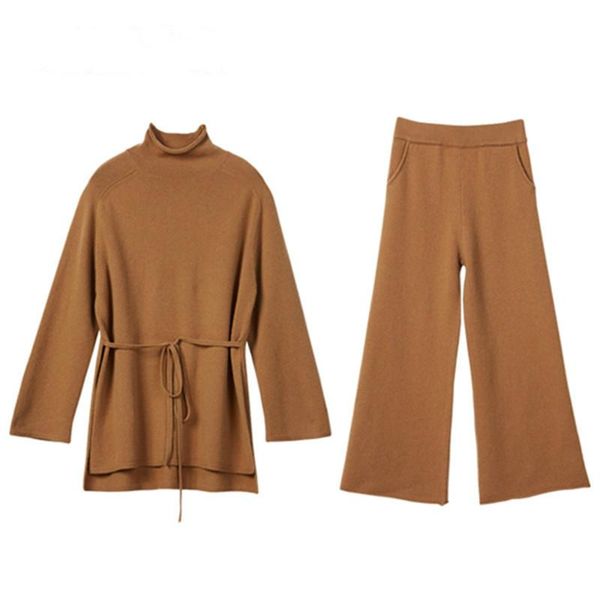 wide leg pants sweater suit women long sleeve two piece suits elegant 2 sets winter casual trousers set ropa de mujer women's, White
wide leg pants sweater suit women long sleeve two piece suits elegant 2 sets winter casual trousers set ropa de mujer women's, White