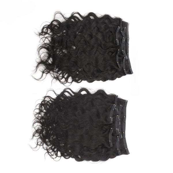 150g body wave clips in human hair extensions 8 pcs natural color brazilian hairs extension for women, Black
150g body wave clips in human hair extensions 8 pcs natural color brazilian hairs extension for women, Black