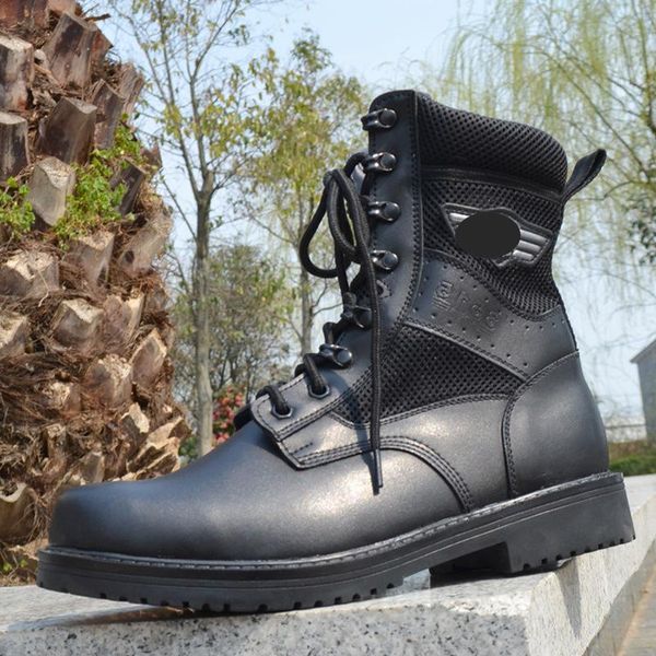 boots summer 07 combat outdoor high boots, leather security hollow out mesh breathable for, Black
boots summer 07 combat outdoor high boots, leather security hollow out mesh breathable for, Black