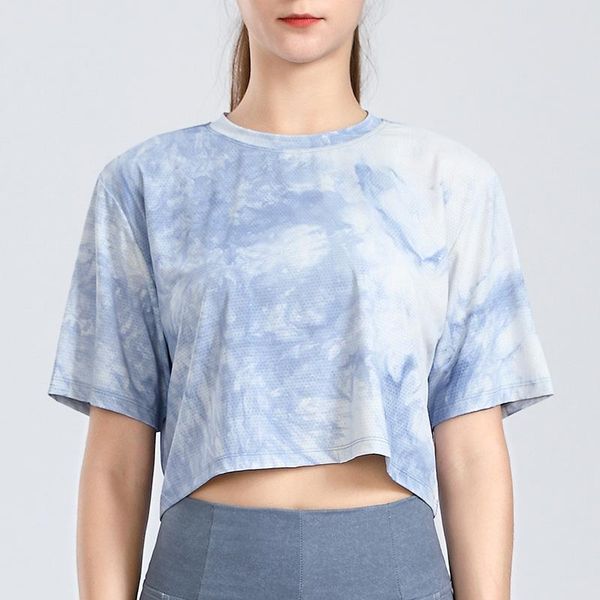 sports crop women yoga shirts tie dye fitness short sleeve loose t-shirts quick-dry blouse gym clothing sportswear outfit
sports crop women yoga shirts tie dye fitness short sleeve loose t-shirts quick-dry blouse gym clothing sportswear outfit