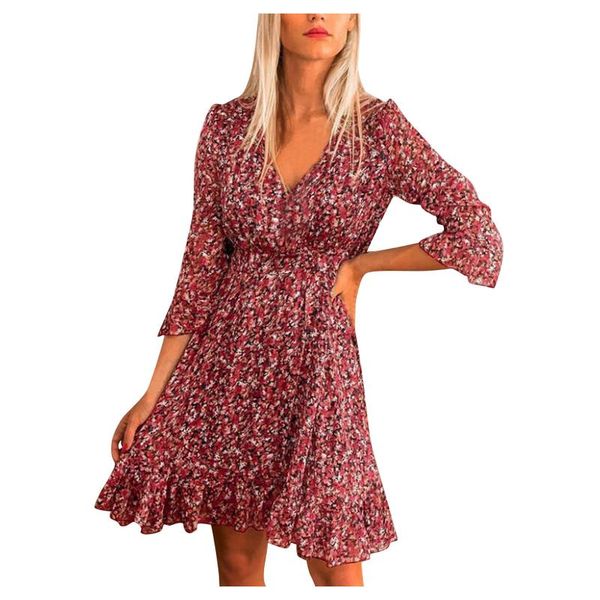 casual dresses beach style mini for girls summer fashion slim flowers print short party women's ruffle sleeve v-neck dress, Black;gray
casual dresses beach style mini for girls summer fashion slim flowers print short party women's ruffle sleeve v-neck dress, Black;gray