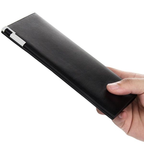 wallets fashion men's slim long wallet durable pu leather money clip multiple card slots cases wbl62, Red;black
wallets fashion men's slim long wallet durable pu leather money clip multiple card slots cases wbl62, Red;black