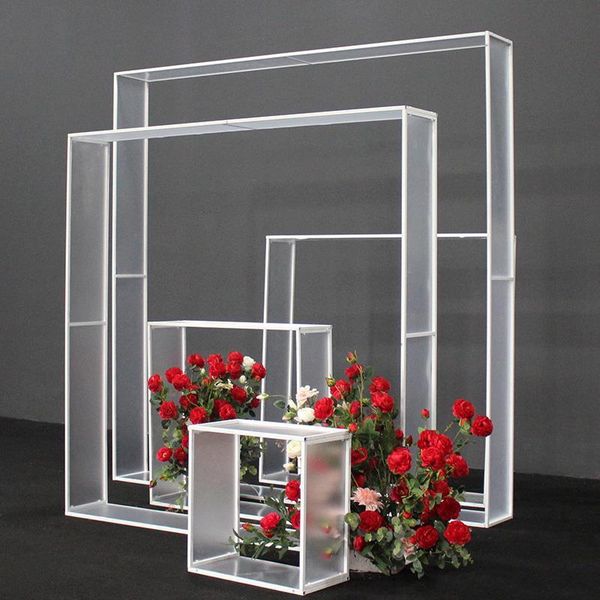 party decoration wedding props square frame five-piece set ceiling wrought iron background aerial
party decoration wedding props square frame five-piece set ceiling wrought iron background aerial