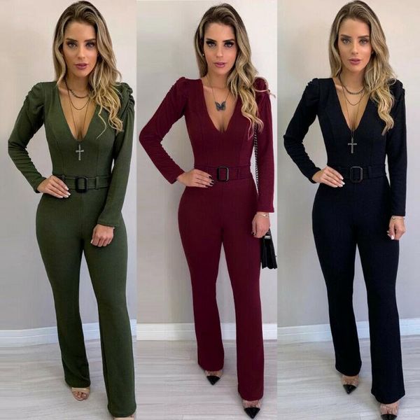 women's jumpsuits & rompers fashion womens autumn v neck long sleeve bodycon jumpsuit lady evening party playsuit, Black;white
women's jumpsuits & rompers fashion womens autumn v neck long sleeve bodycon jumpsuit lady evening party playsuit, Black;white
