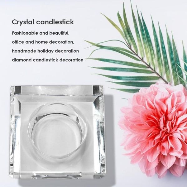 candle holders handmade transparent crystal candlestick square gift home buddhist temple decor lightness and portability no space occupy
candle holders handmade transparent crystal candlestick square gift home buddhist temple decor lightness and portability no space occupy