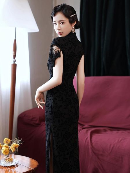 ethnic clothing qipao dresses black cheongsam dress large size printing cheongsams retro traditional chinese oriental, Red
ethnic clothing qipao dresses black cheongsam dress large size printing cheongsams retro traditional chinese oriental, Red