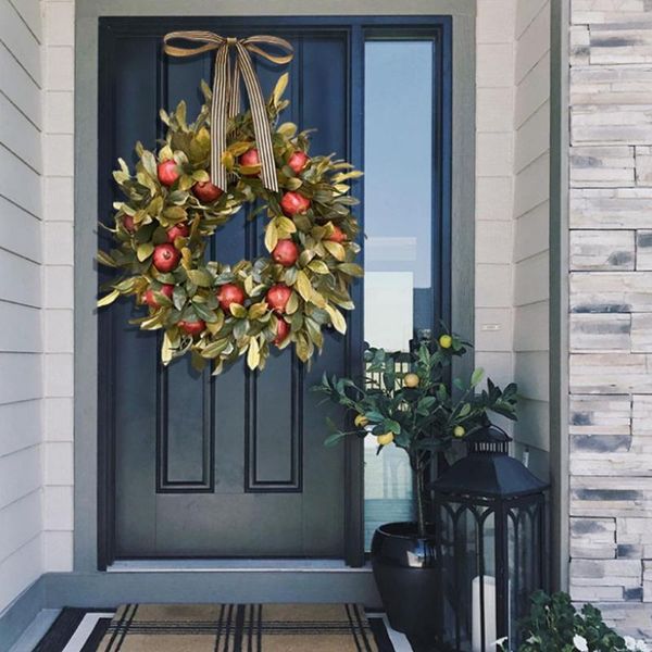 decorative flowers & wreaths autumn fall front door wreath artificial pomegranate fruit ribbon bow realistic t3ea
decorative flowers & wreaths autumn fall front door wreath artificial pomegranate fruit ribbon bow realistic t3ea