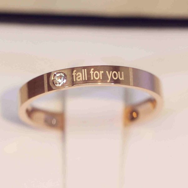 new simple zircon cz ring titanium steel fashion love ring fall for you ring promise rings light luxury jewelry with box, Golden;silver
new simple zircon cz ring titanium steel fashion love ring fall for you ring promise rings light luxury jewelry with box, Golden;silver
