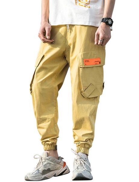 fashion mens hi-street cargo pants slim fit urban style hip hop patchwork pocket trousers cuffed joggers for male men's, Black
fashion mens hi-street cargo pants slim fit urban style hip hop patchwork pocket trousers cuffed joggers for male men's, Black
