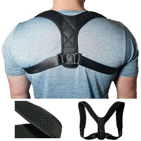 posture correction adjustable back support belt shoulder therapy corrective corrector for men brace spine dropship, Black;blue
posture correction adjustable back support belt shoulder therapy corrective corrector for men brace spine dropship, Black;blue