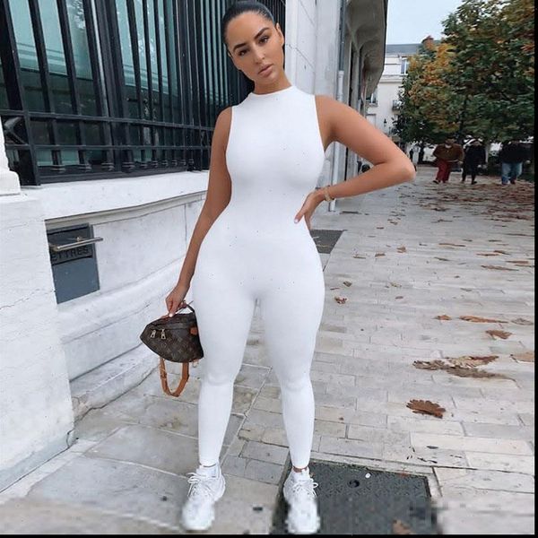casual women jumpsuits jumpsuit sleeveless solid color fitness sportwear suit rompers womens summer white gray black, Black;white
casual women jumpsuits jumpsuit sleeveless solid color fitness sportwear suit rompers womens summer white gray black, Black;white