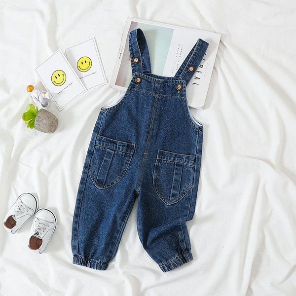 jumpsuits yg children's suspenders 0-3 years old boys and girls' casual pants soft denim adjustable, Blue
jumpsuits yg children's suspenders 0-3 years old boys and girls' casual pants soft denim adjustable, Blue