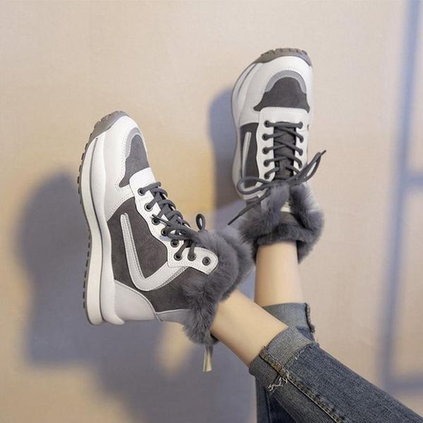 boots sneakers for women fur plush female flats platform shoes anti slip ladies lace up botas mujer mixed colors woman ankle, Black
boots sneakers for women fur plush female flats platform shoes anti slip ladies lace up botas mujer mixed colors woman ankle, Black