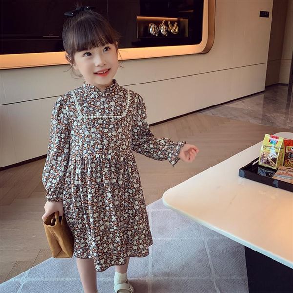 girl's dresses french pastoral style girls floral 2021 fall arrival kids lace spliced princess dress cute one piece clothes p434, Red;yellow
girl's dresses french pastoral style girls floral 2021 fall arrival kids lace spliced princess dress cute one piece clothes p434, Red;yellow