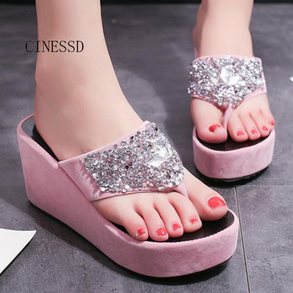 slippers chunky women bling pu flip flops ladies shoes wedges for platform slides womens house, Black
slippers chunky women bling pu flip flops ladies shoes wedges for platform slides womens house, Black