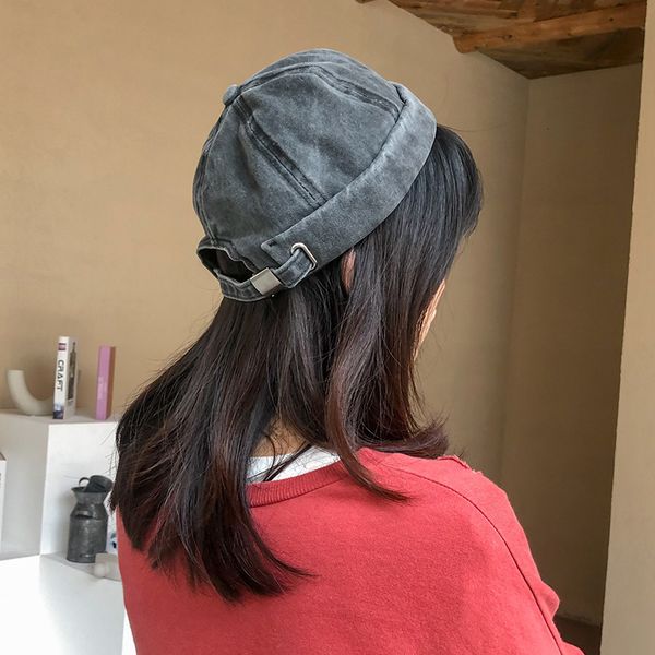 hat female new street trend melon skin brimless washed cotton landlord versatile yuppie man, Blue;gray
hat female new street trend melon skin brimless washed cotton landlord versatile yuppie man, Blue;gray