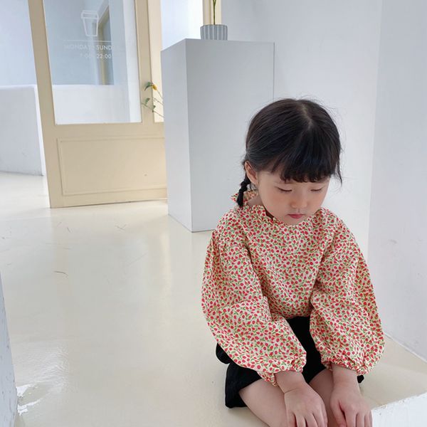 cute baby girls cherry stand collar doll blouses 1-6 years girl casual loose long sleeve 210508, White;black
cute baby girls cherry stand collar doll blouses 1-6 years girl casual loose long sleeve 210508, White;black