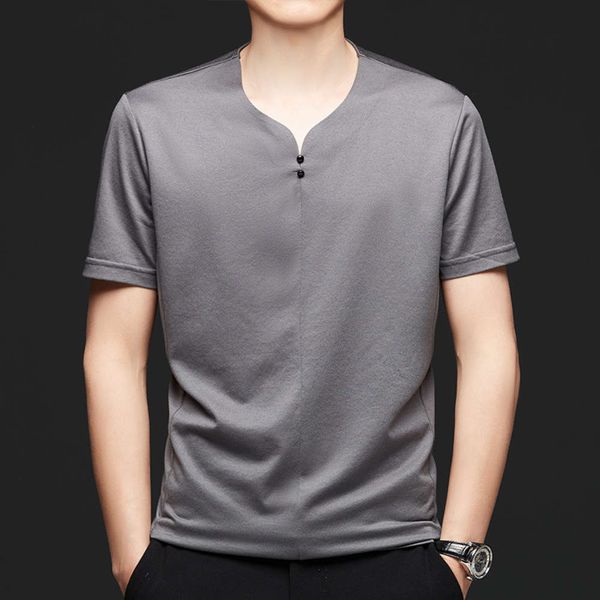 guochao short sleeve men's 2021 summer silk t-shirt youth korean cotton solid color, White;black
guochao short sleeve men's 2021 summer silk t-shirt youth korean cotton solid color, White;black