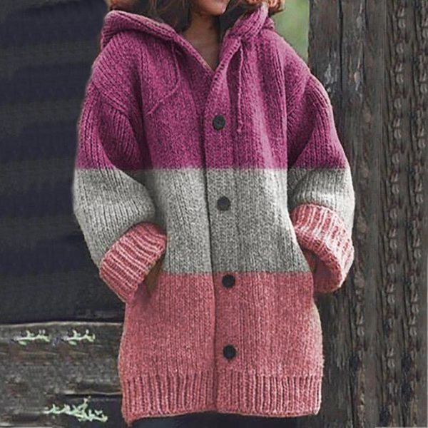 women's knits & tees women oversized thick loose knitted cardigan sweater vintage long sleeve button-up female outerwear chic hooded #t, White
women's knits & tees women oversized thick loose knitted cardigan sweater vintage long sleeve button-up female outerwear chic hooded #t, White