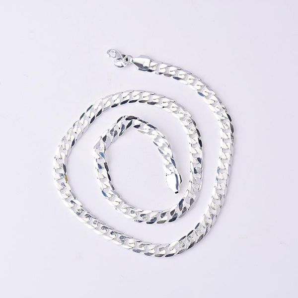 chains s925 sterling silver geometric collares mujer naszyjnik necklaces 7mm 20 inch 50cm long horsewhip necklace women origin
chains s925 sterling silver geometric collares mujer naszyjnik necklaces 7mm 20 inch 50cm long horsewhip necklace women origin