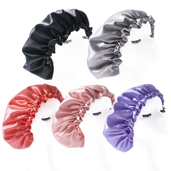 extra large double layer soft satin bonnet for women solid color silky comfortable sleep cap salon lady make up head wear hat hair accessori
extra large double layer soft satin bonnet for women solid color silky comfortable sleep cap salon lady make up head wear hat hair accessori