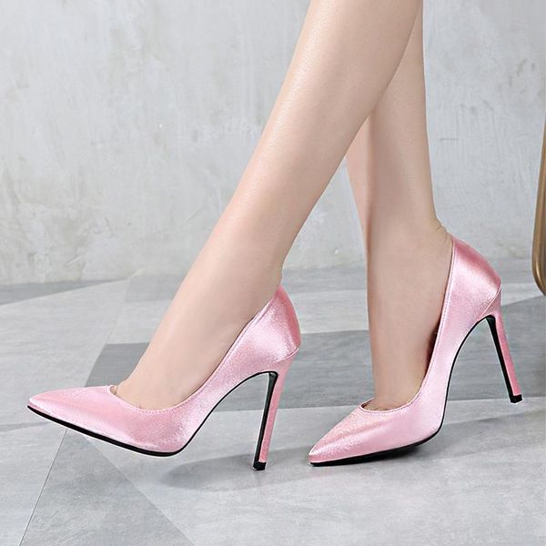 dress shoes summer women pink british style fashion stiletto heels ladies shallow mouth pointed party pumps wedding big size, Black
dress shoes summer women pink british style fashion stiletto heels ladies shallow mouth pointed party pumps wedding big size, Black
