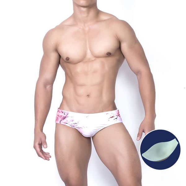 Aesthetic Chinese Style Men's Uxh Sexy Three-dimensional Swimming Trunks with Cup and Big Bikini Bag, White;black
Aesthetic Chinese Style Men's Uxh Sexy Three-dimensional Swimming Trunks with Cup and Big Bikini Bag, White;black